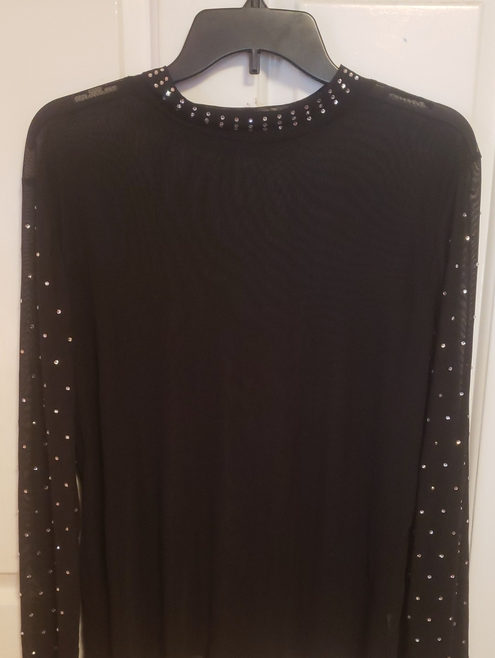 Sterling Kreek mesh rhinestone Top.